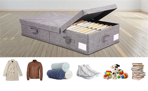 Kavolet Pack Of Underbed Storage Boxes With Lid Underbed Storage