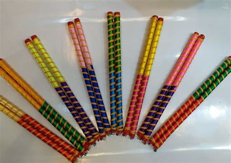 Wooden Dandiya Sticks, Size/Dimension: 14 Inch at best price in Rajkot