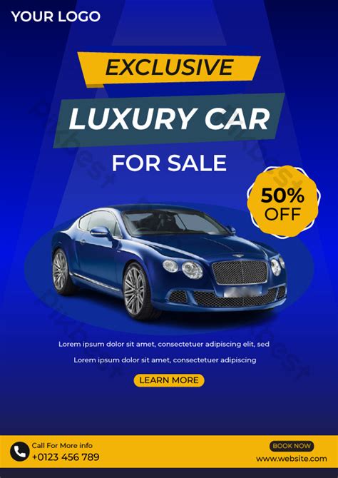 Car Sale Flyer Poster Template Design Ai Free Download Pikbest