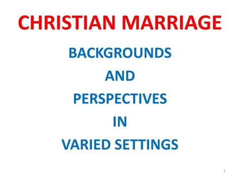 Ppt Christian Marriage Powerpoint Presentation Free Download Id 136293