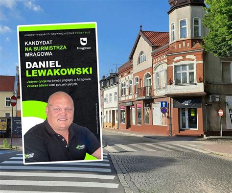 Wybory samorządowe 2024 Daniel Lewakowski kandydatem na burmistrza