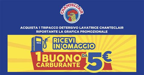 Chanteclair Regala Un Buono Carburante In Omaggio Con Un Detersivo