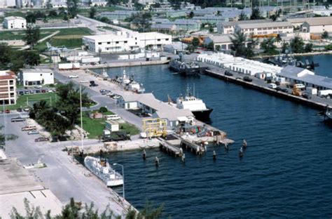 Florida Memory Aerial View Of U S Coast Guard Station By Trumbo