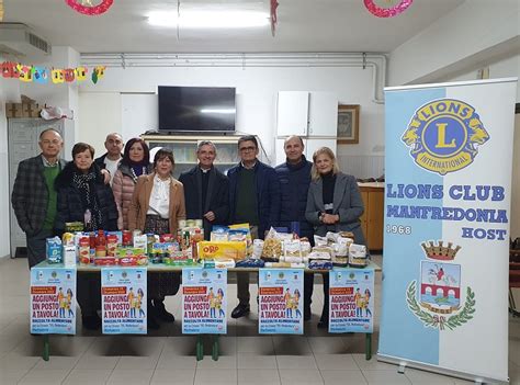 Lions Club Manfredonia Un Successo La Raccolta Alimentare Natalizia