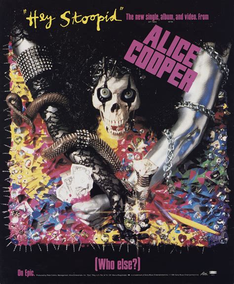 Hey Stoopid Details Alice Cooper Echive