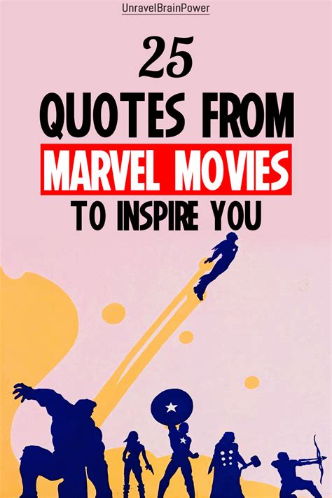 25 Quotes From Marvel Movies To Inspire You - Unravel Brain Power