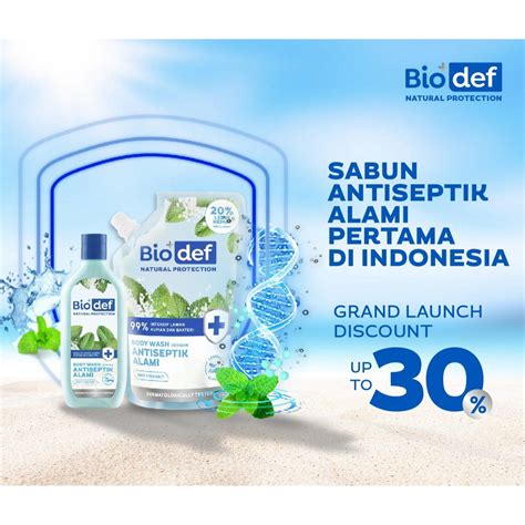 Jual Biodef Natural Protection Body Wash Ml Refill Shopee Indonesia