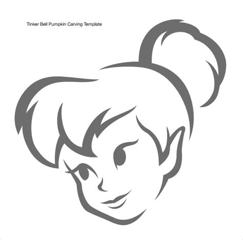 Tinkerbell Pumpkin Carving Templates Free Printable Templates