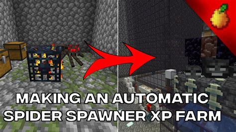 Making A Truly Automatic XP Farm Out Of A Spider Spawner In 1 19 YouTube