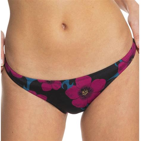 Bas De Bikini Noir Fleurs Femme Quiksilver Classic Espace Des Marques