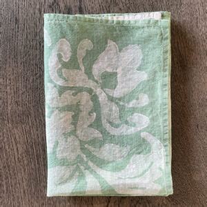 Teal Linen Napkins Stamperia Bertozzi Beatrice Napkins All Ra