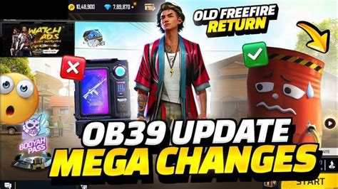 TOP BIG CHANGES OB 39 UPDATE FREE FIRE FREE FIRE NEW EVENT FF NEW