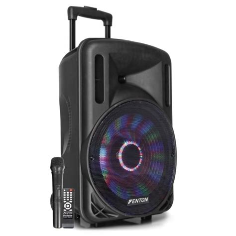 Coluna Amplificada Portátil 8 400W USB BT SD BAT MIC VHF