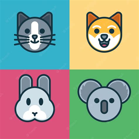 Premium Vector Cute Cartoon Animals