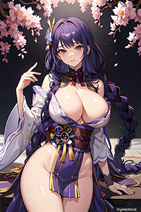 Busty Hentai Ai Ai Generated Aiart Big Breasts Braid Breasts Cleavage