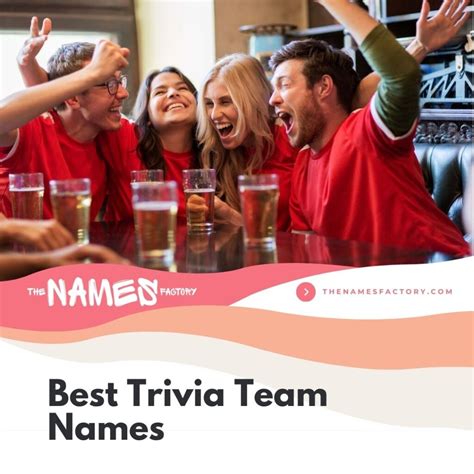 270 Top Trivia Team Names Perfect For Quiz Night