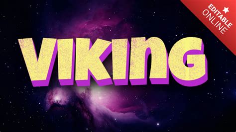 Viking | Text Effect Generator | TextStudio