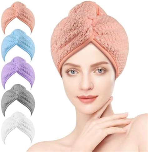 Amazon Yomigoo Hair Drying Towel Packs Quick Dry Microfiber