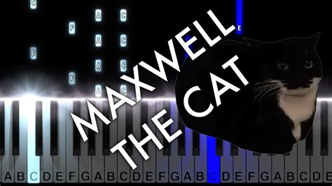 Maxwell The Spinning Cat Theme Piano Tutorial Youtube