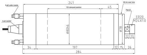 Kw Water Cooled Spindle Rpm V V Peaco Support