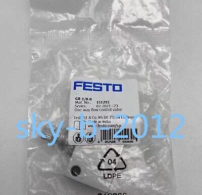 Pcs New In Box Festo Throttle Valve Gr B Ebay