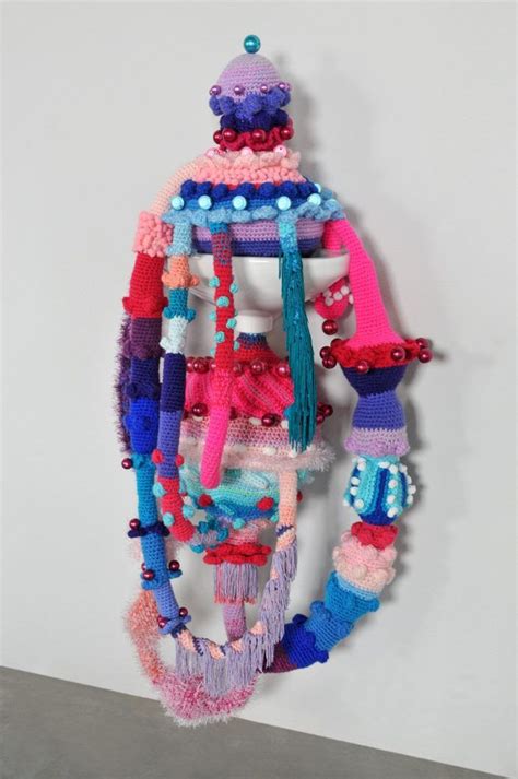 Knit Art Textile Sculpture Crochet Art