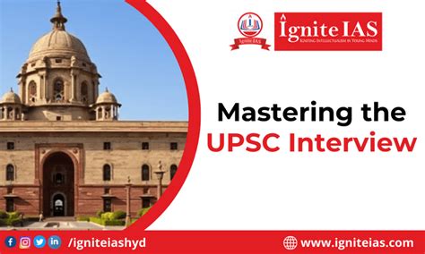 Mastering The UPSC Interview A Comprehensive Guide For IAS IPS