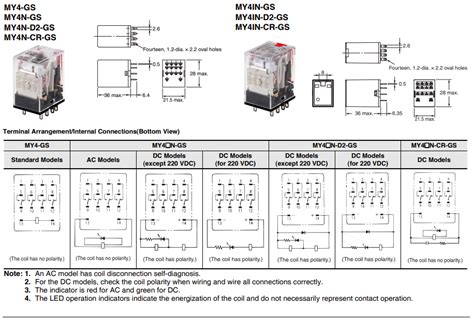 Relay Omron My N Gs Vac