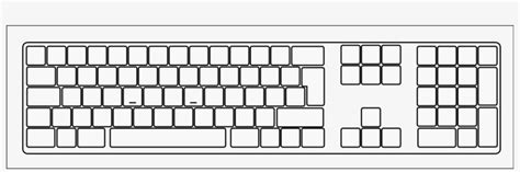 Blank Keyboard Layout