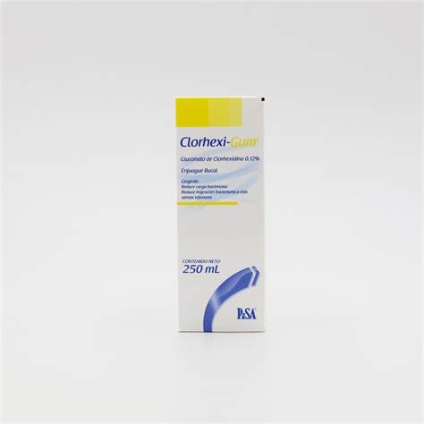 CLORHEXIGUM ENJUAGUE BUCAL PZA Gluconaco De Clorhexidina 53 OFF