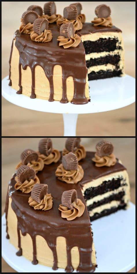 Chocolate Peanut Butter Drip Cake Artofit