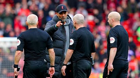 Jurgen Klopp Set For Lengthy Ban With Paul Tierney Confrontation