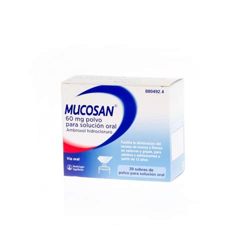 Mucosan Mg Sobres Polvo Para Soluci N Oral Farmacia Cal Bria