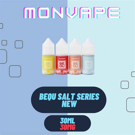 Jual BEQU SALT NIC SERIES 30ML 30MG BY PODA E LIQUID Shopee Indonesia