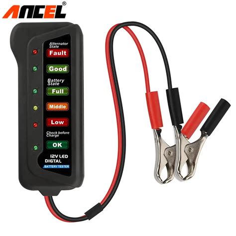 Car V Battery Analyzer V Digital Car Battery Tester Ancel Bst