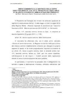 Breve Commento Alla Sentenza Della Corte Breve Commento Alla