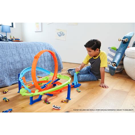 Pista para coches de juguete Ciclón Looping Extremo Hot Wheels Action