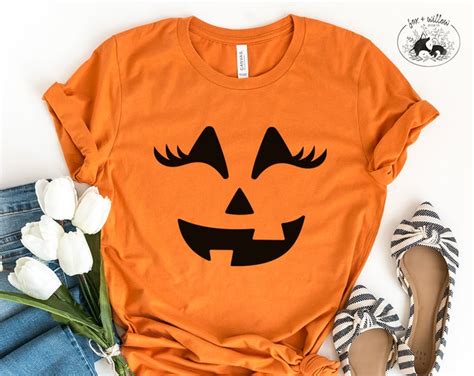 Jack O Lantern With Eyelashes Svg Eyelash Pumpkin Face Cute Halloween