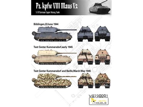 Vespid Models Maquette Militaire Vs Panzerkampfwagen Viii Maus V