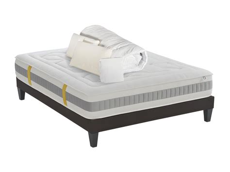 BELLECOUR LITERIE Pack Prêt à dormir GRAND HÔTEL 140x190 cm Matelas