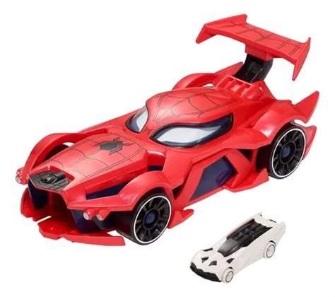 Hot Wheels Marvel Spider man Web car Launcher Con Ojos Activ Envío gratis