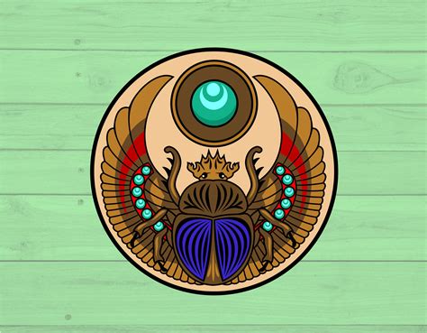 Egyptian Scarab Beetle Digital File / PNG / JEPG / Car Decal PNG ...