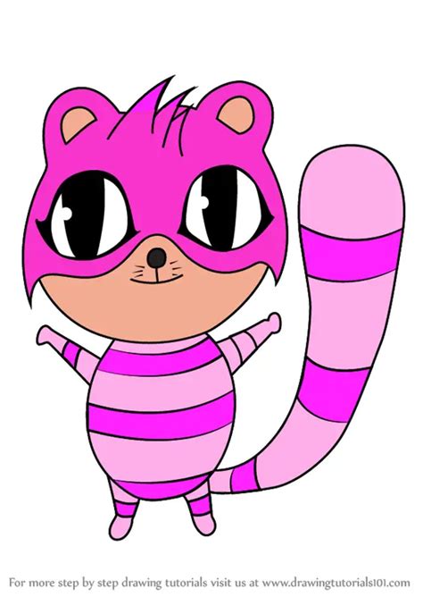 How To Draw Chibi Cheshire Cat Chibi Characters Step By Step