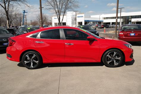 2018 Honda Civic Touring Cvt Fwd 4dr Car Fisher Honda