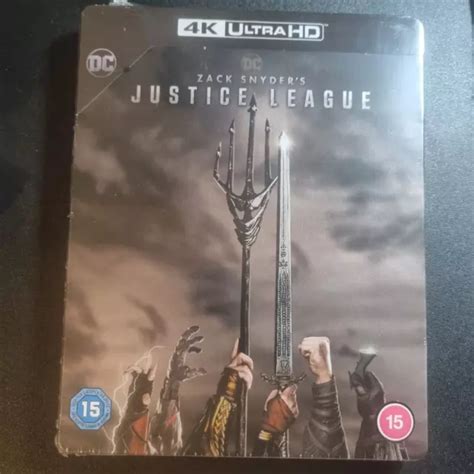 Zack Snyders Justice League Steelbook 4k Ultra Hd Blu Ray New Sealed