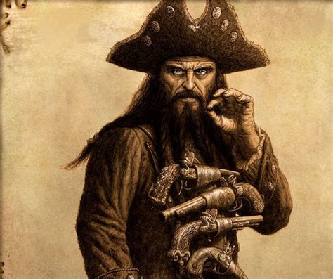 El pirata Barbanegra Las barbas que más dieron que hablar Piratas