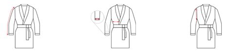 Bathrobe Size chart : How do I know my robe size