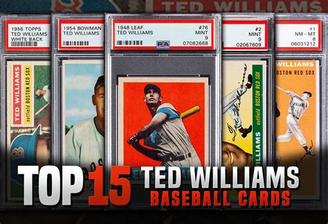 Ted Williams Baseball Card Values Guide Top Cards To Buy