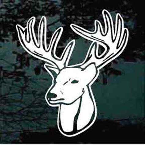 12 Point Buck Deer Car Decals Window Stickers | Decal Junky