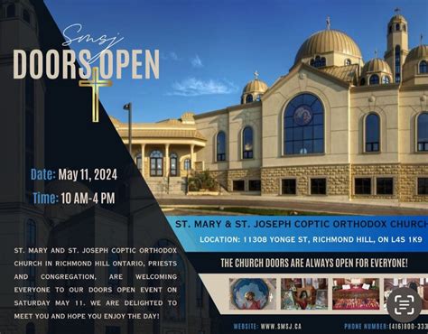 Richmond Hill Doors Open St Mary And St Joseph Coptic Orthodox Church St Mary And St Joseph